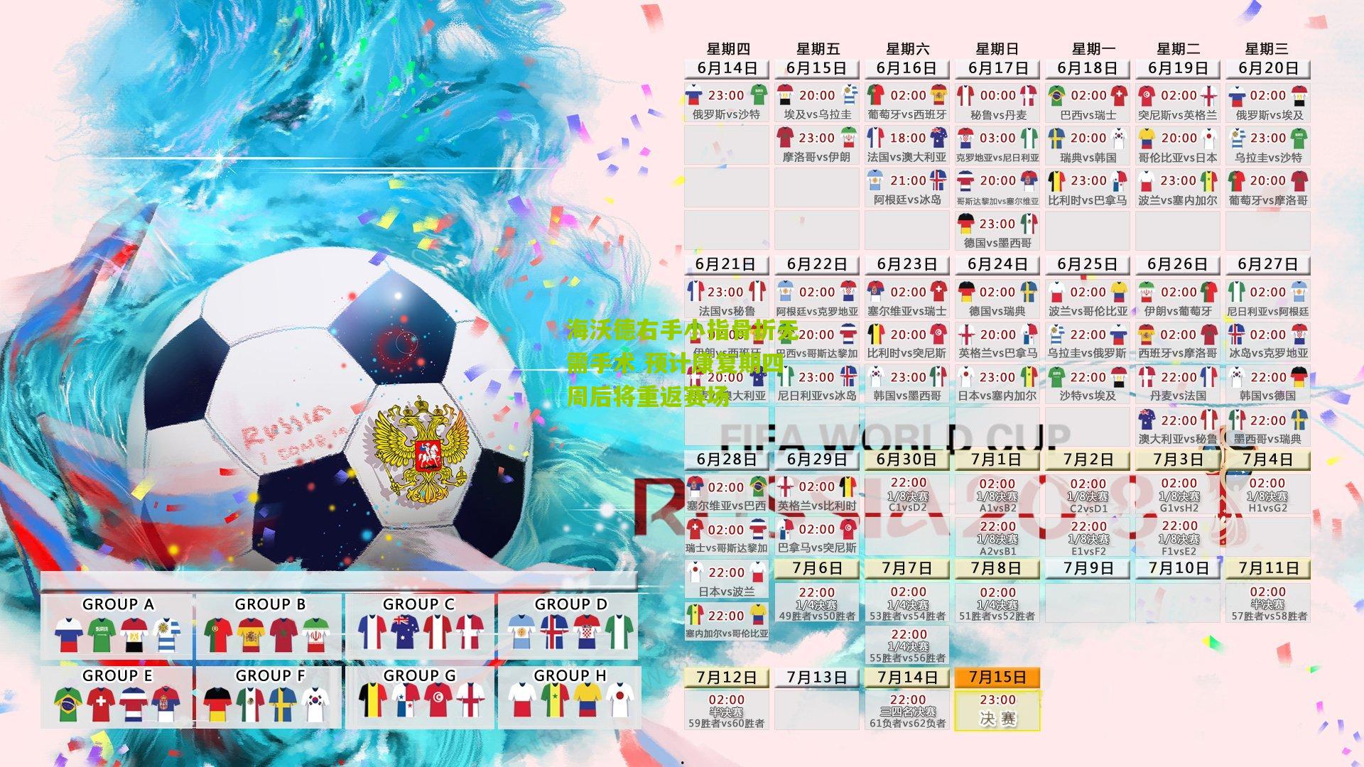 海沃德右手小指骨折无需手术 预计康复期四周后将重返赛场